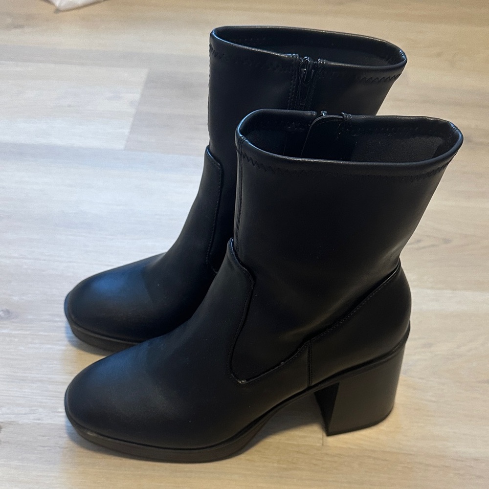 Mix No. 6 Black Heeled Boots